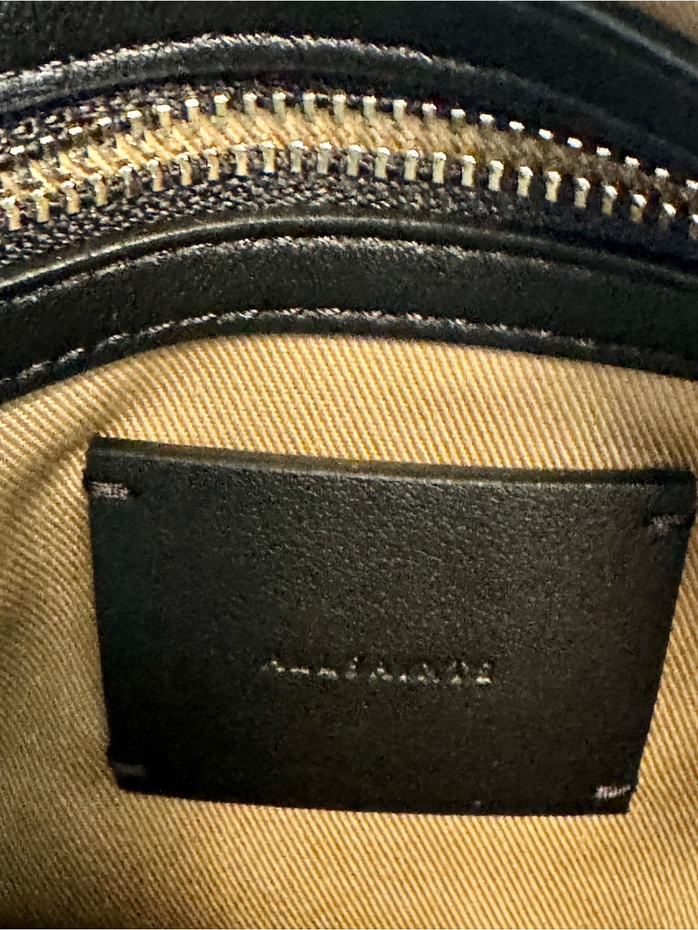 All Saints Tan Crescent Leather Crossbody - Picture 5 of 5